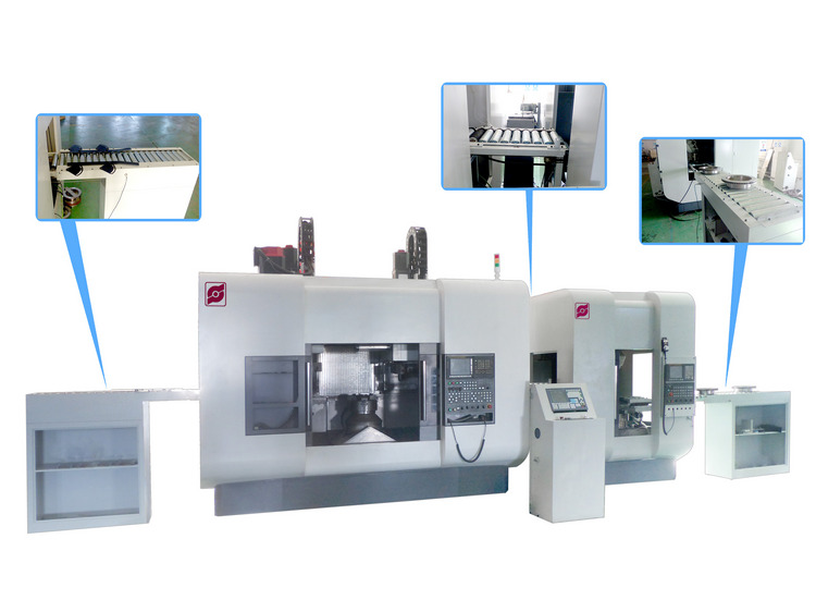 Automatic brake disc production line